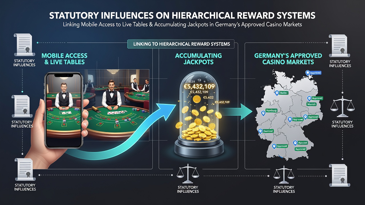 Übersicht über regulatorische Einflüsse auf Belohnungssysteme in deutschen Online-Casinos mit Fokus auf mobile Live-Tische und progressive Jackpots