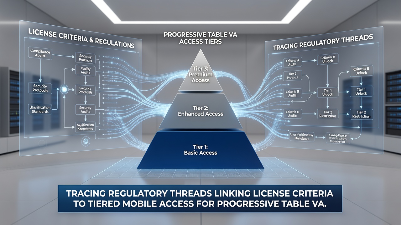 Mobile Schnittstellen und Lizenzstufen für progressive Spiele